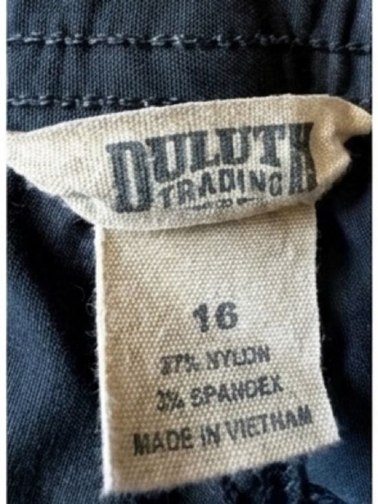 Duluth Trading Co Black Straight-Leg Women's Pants