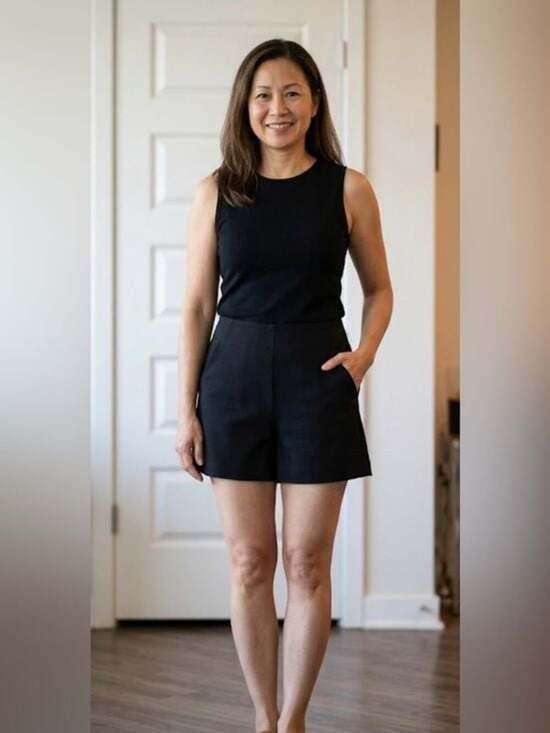 Candie's Black High Waist Women's Dress Shorts with Pockets Size 7