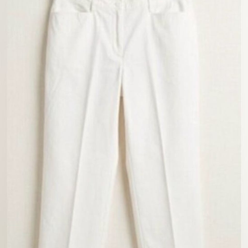 Sag Harbor Women's White Capris Size 8P Cropped Casual Pants