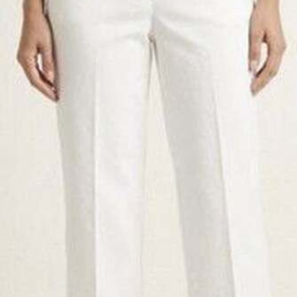 Sag Harbor Women's White Capris Size 8P Cropped Casual Pants