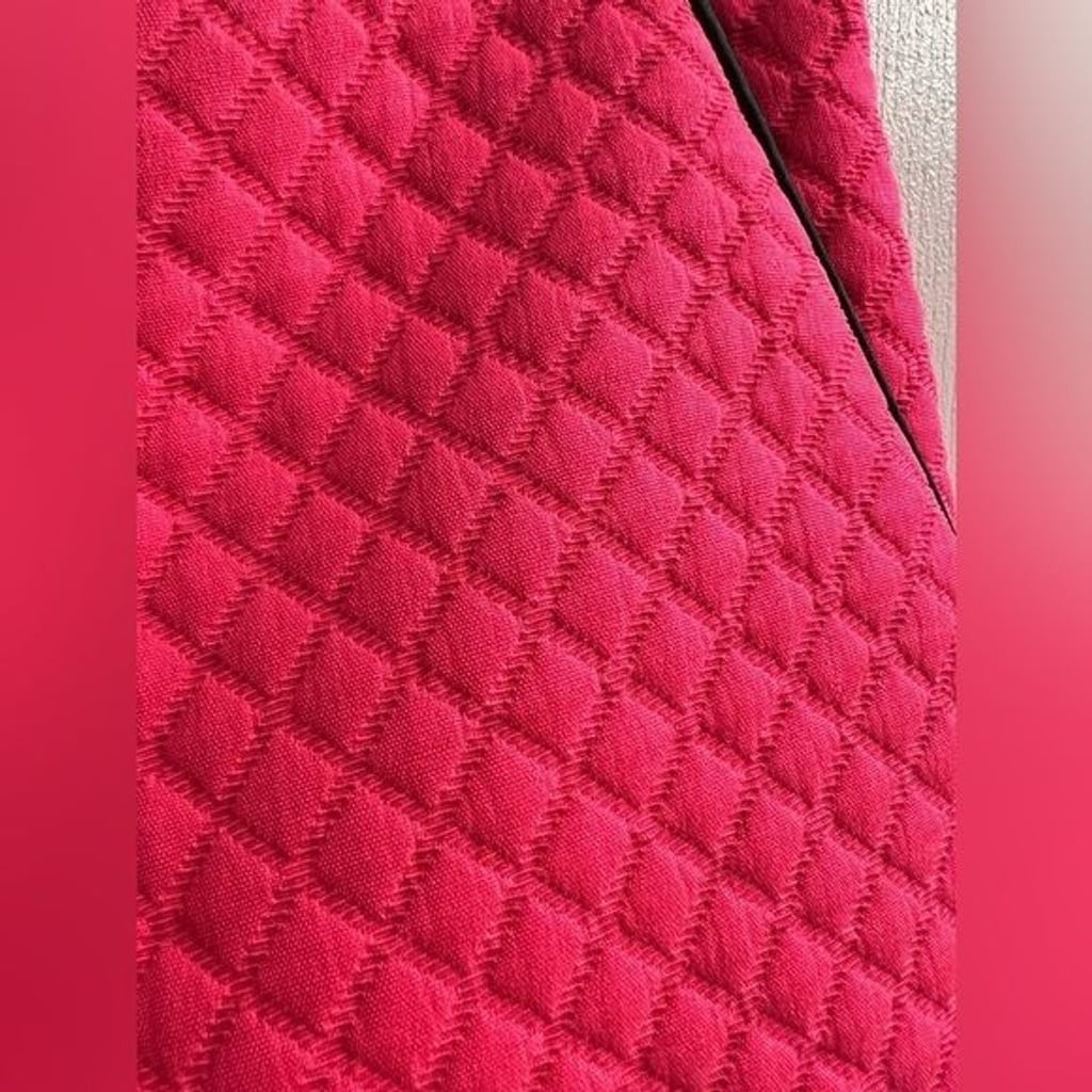 Topshop Pink Quilted High Waisted Shorts Sz 4 Small