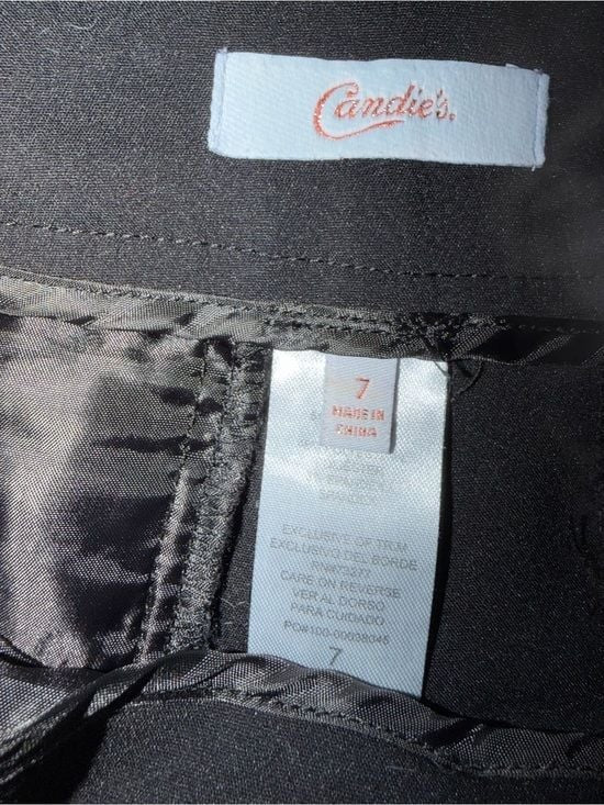Candie's Black High Waist Women's Dress Shorts with Pockets Size 7