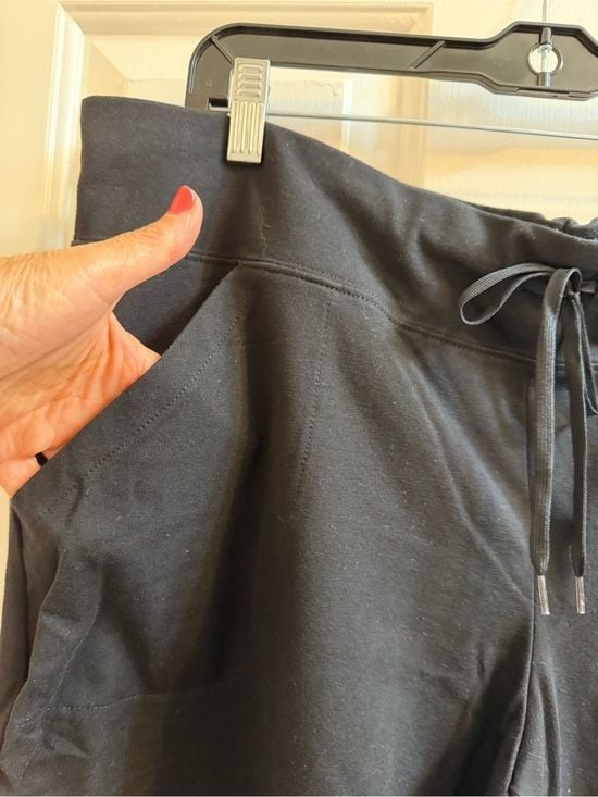 NWT Athletic Works Black Drawstring Track Pants