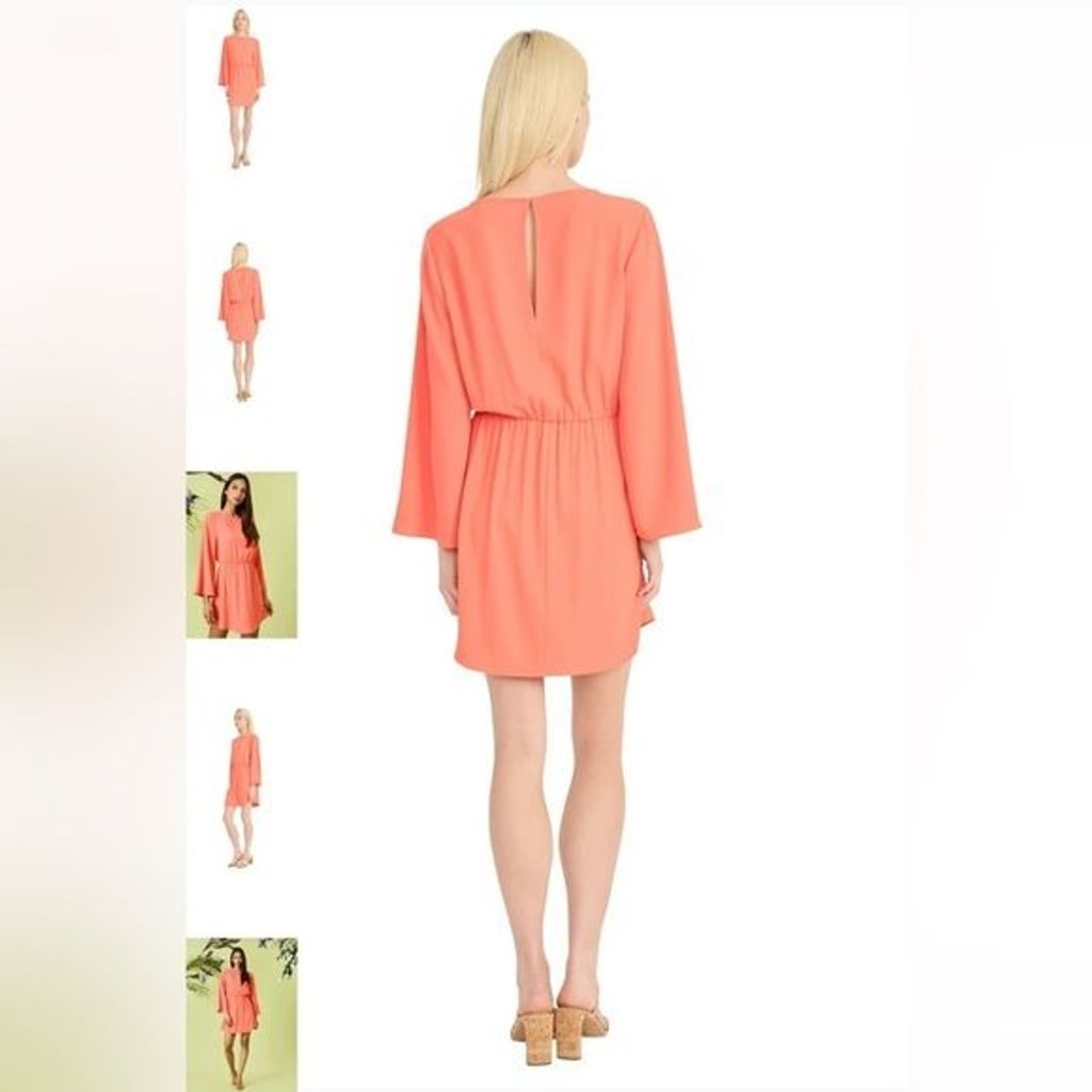 Donna Morgan Vibrant Coral Dress