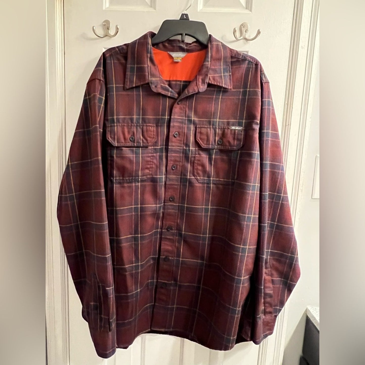 [JUST IN] Eddie Bauer Men’s Tall XL Flannel Button-Down Shirt
