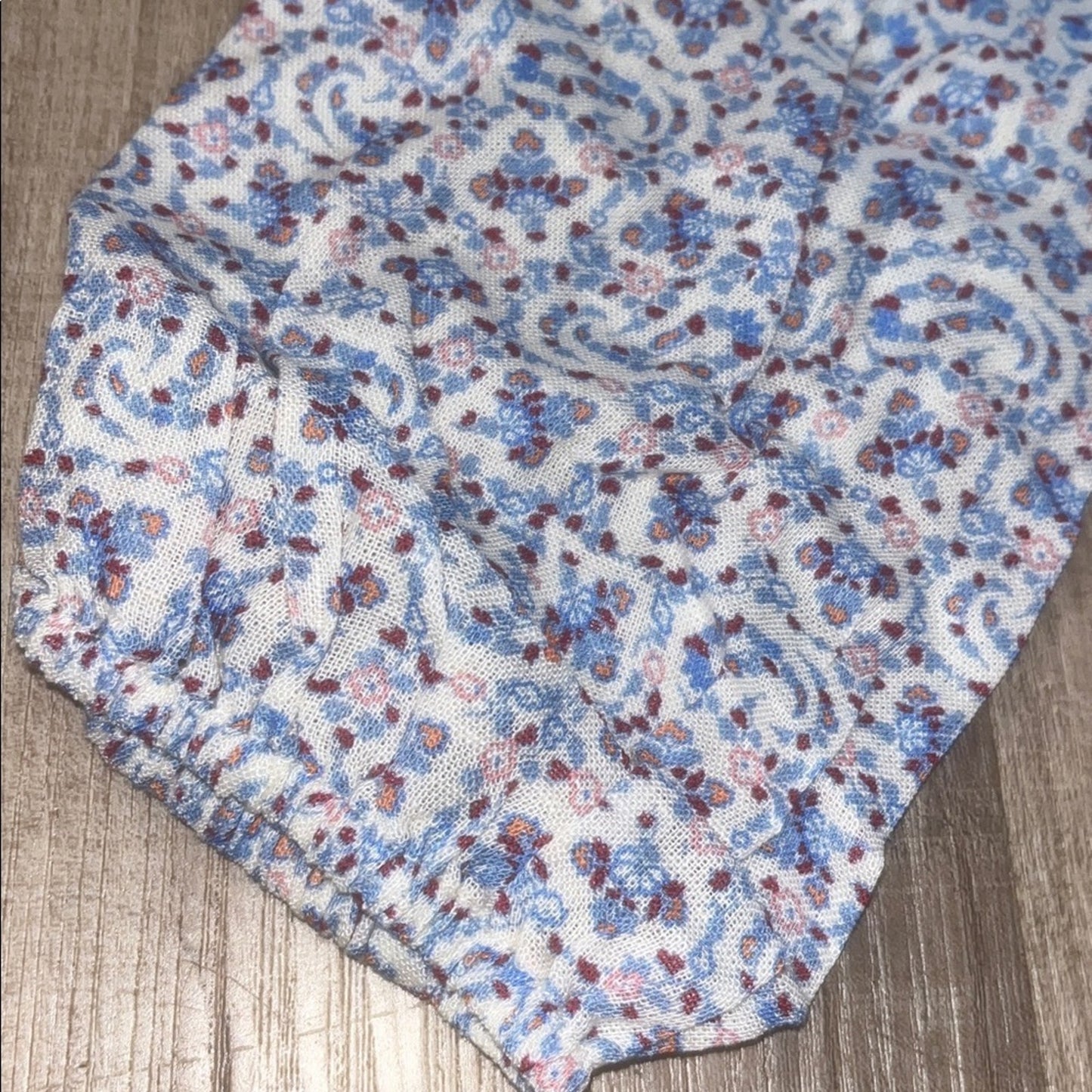 Last One NWT$107 PAIGE Floral Mini Dress in White Blue Sz 2