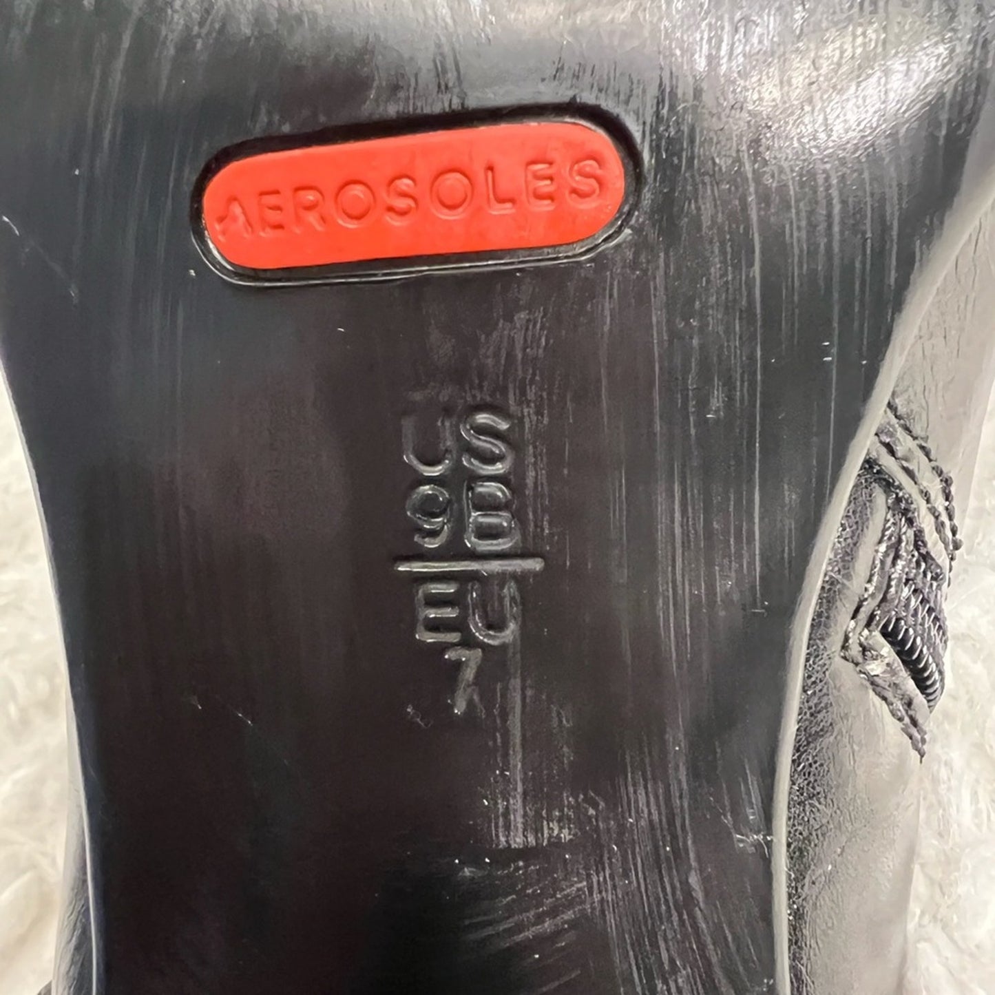 [JUST IN] Aerosoles Black Pointed-Toe Pumps - Classic Office Heels - Size 9