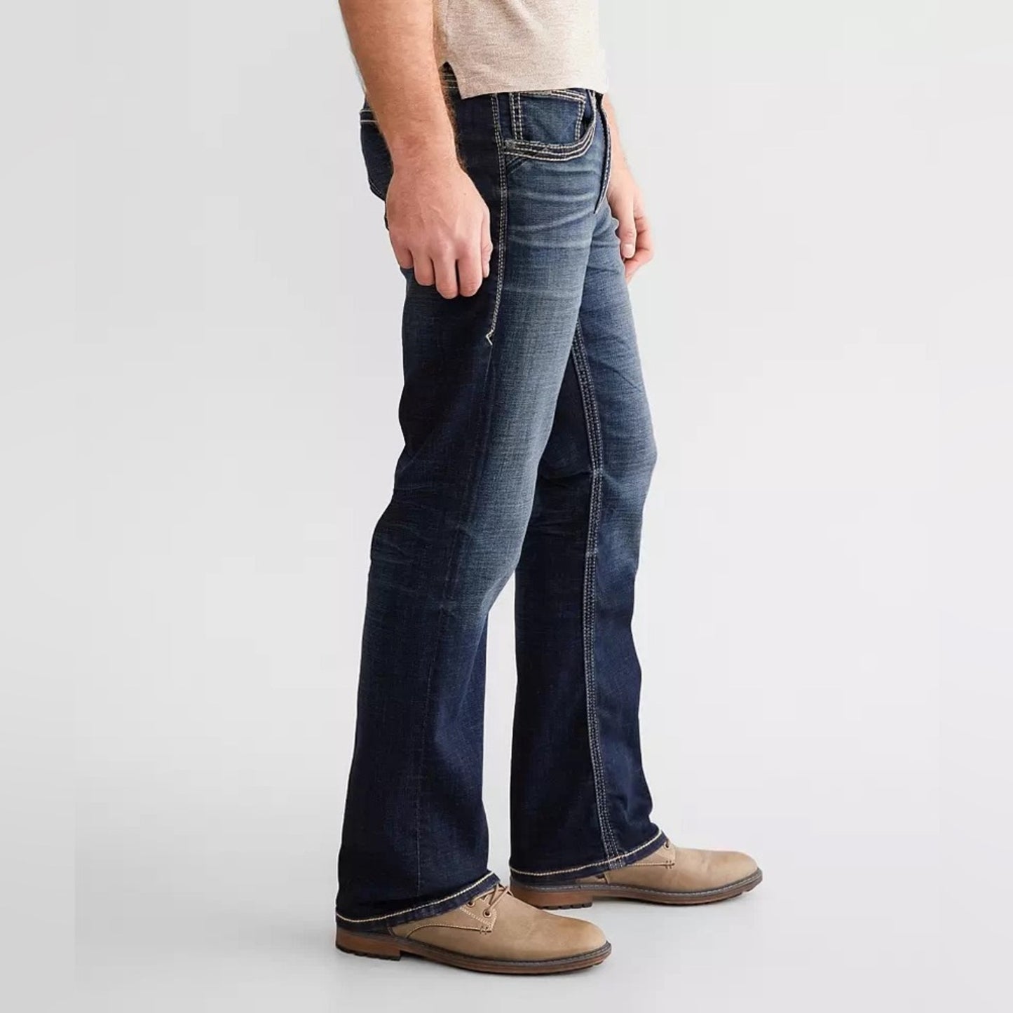 [JUST IN] Buckle Black Premium Bootcut Denim Jeans - Dark Wash - Size 31x32