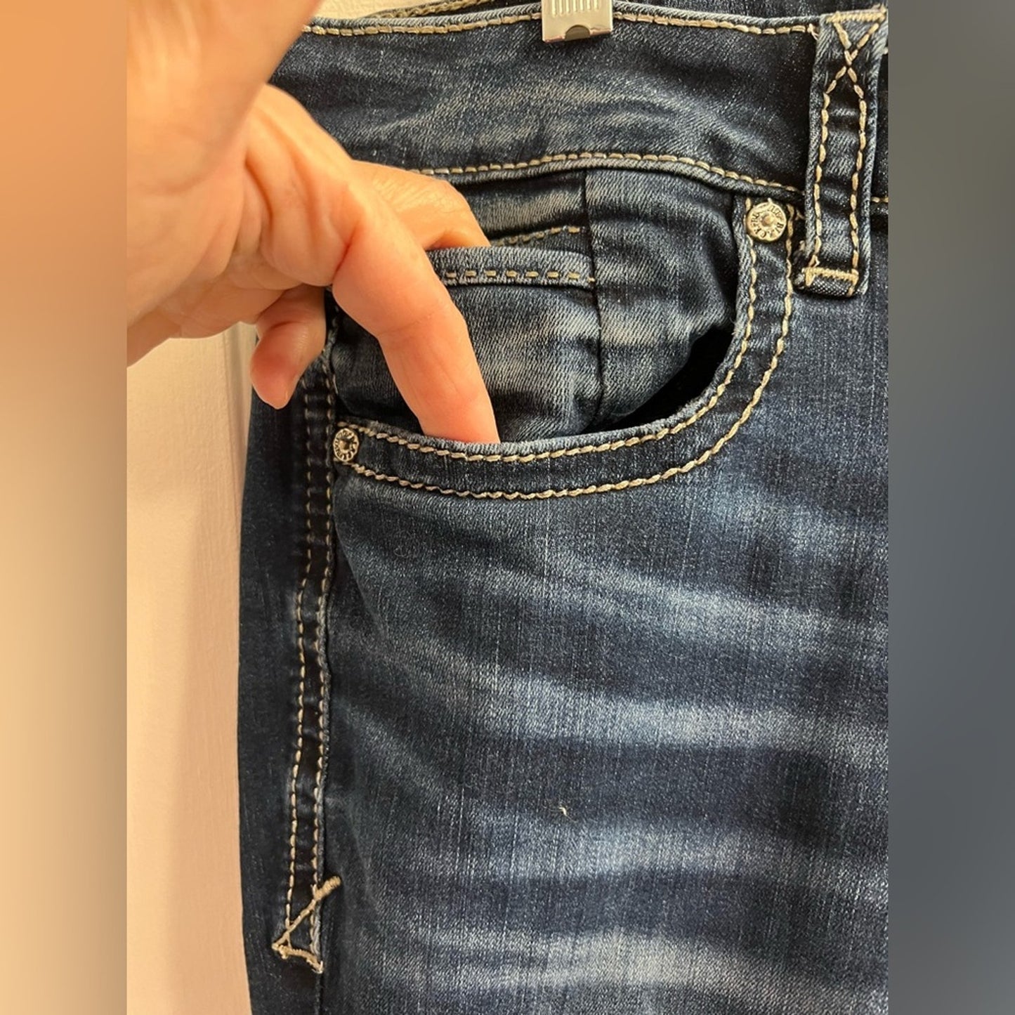 [JUST IN] Buckle Black Premium Bootcut Denim Jeans - Dark Wash - Size 31x32