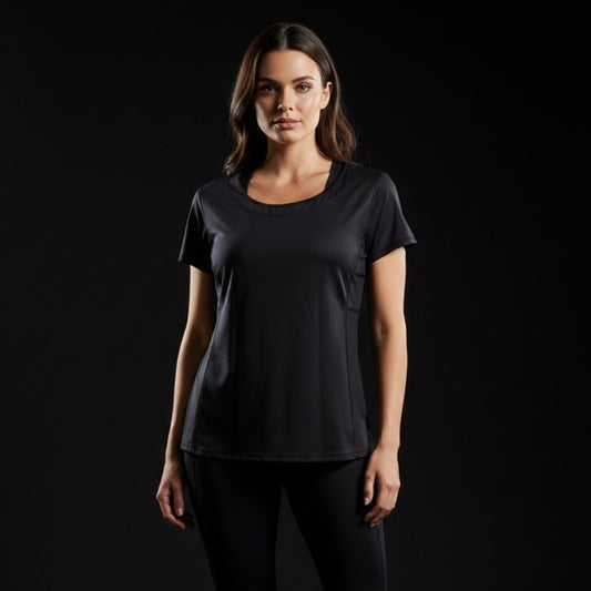 [JUST IN] Worth New York (XGoreX) Black Stretch Mock Neck Sleeveless Top - Size XL