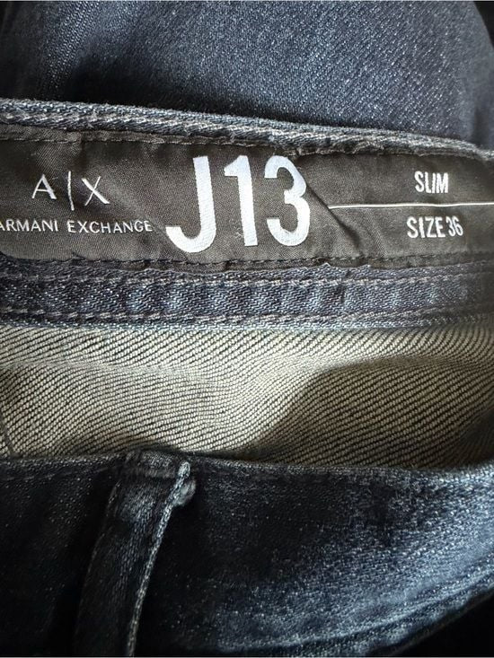 Armani Exchange J13 Men's Straight Jeans in Deep Indigo 36x31