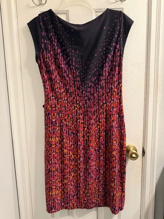 JUST TAYLOR #14 Printed Bow Dress 14