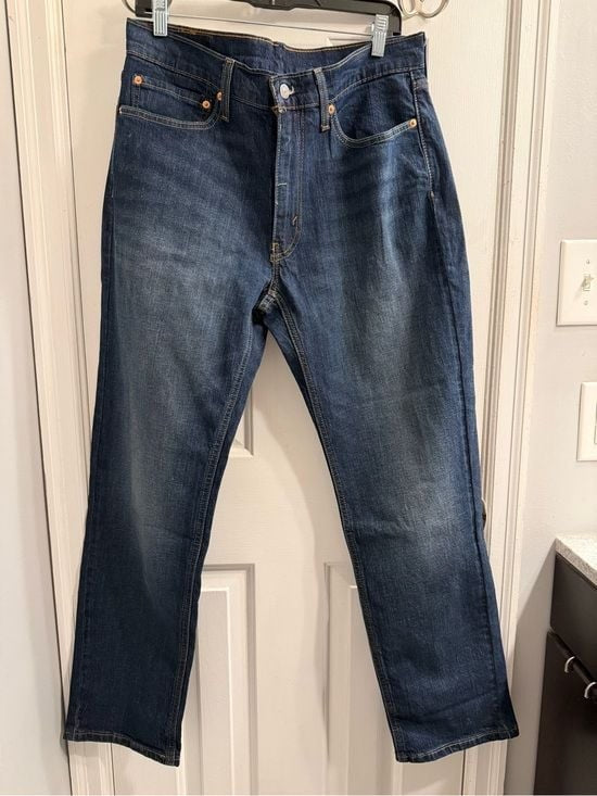 Levi's Strayss 541 Straight-Leg Jeans in Deep Indigo 34x32