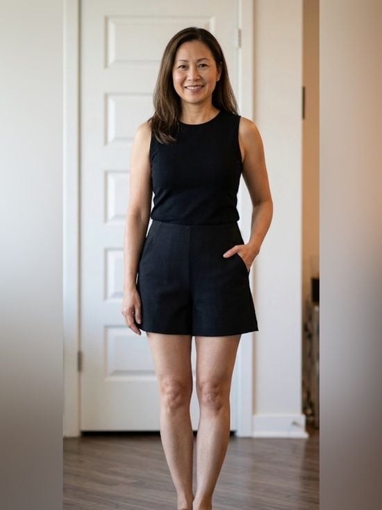 Candie's Black High Waist Women's Dress Shorts with Pockets Size 7