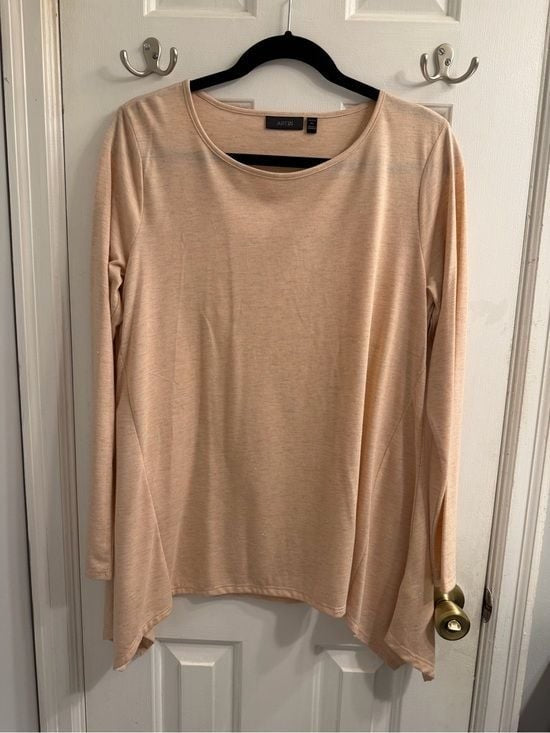 Apt. 9 Soft Blush Long-Sleeve Crewneck Tunic