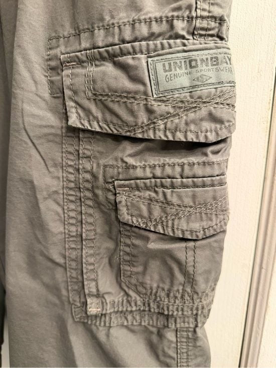 [JUST IN] Unionbay Gray Cargo Cargo Shorts Men’s Size 34 Streetwear Casual