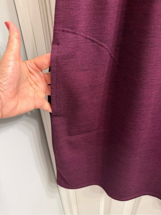 32 Degrees Sleeveless Scoop Neck Midi Dress - Plum XL