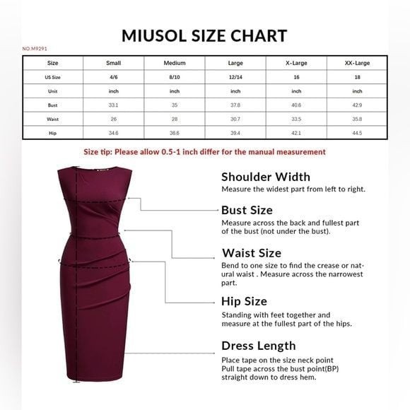 NWT Miusol Burgundy Red Side Rouched Dress Large