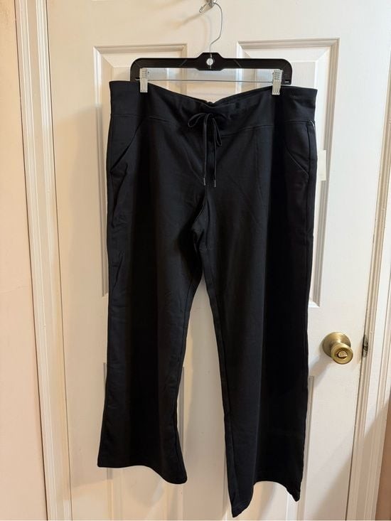 NWT Athletic Works Black Drawstring Track Pants
