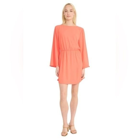 Donna Morgan Vibrant Coral Dress