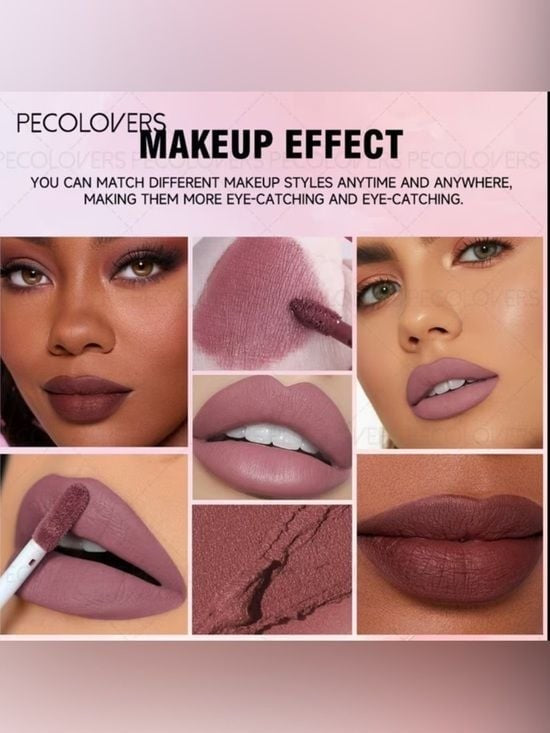 Wine Red Pepcolovers Liquid Lipstick - Deep Red