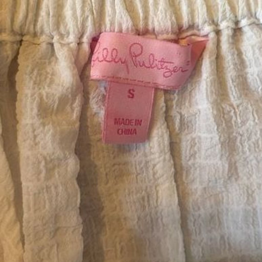Lilly Pulitzer White Tiered Ruffle Cami Top Small