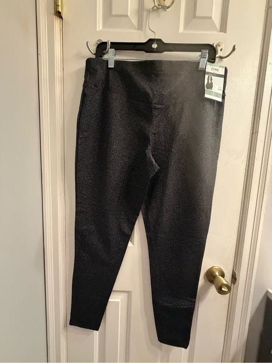 Plus Size Sparkle High-Waist Leggings in Black 14W Terra & Sky