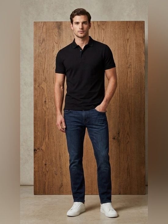 Armani Exchange J13 Men's Straight Jeans in Deep Indigo 36x31