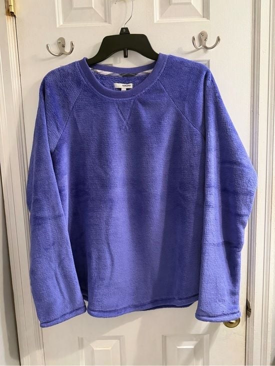 Sonoma Lavender Crewneck Fleece Sweater