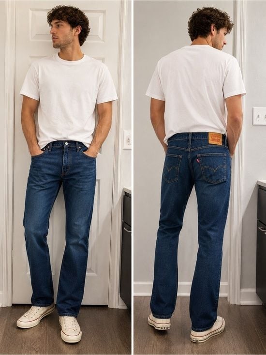 Levi's Strayss 541 Straight-Leg Jeans in Deep Indigo 34x32