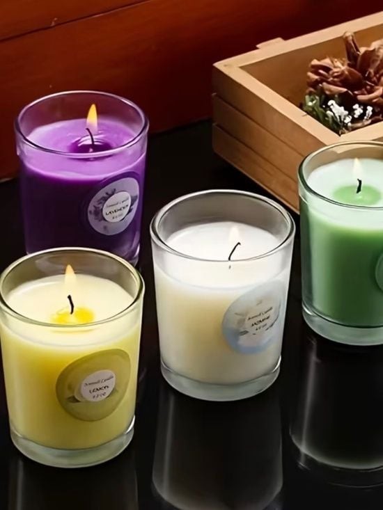20 Pack Strong Scented Candles Gift Set Aromatherapy Glass Jar Candles