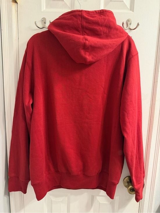 Jawhart Plaza 2XL Men's Red Pullover Hoodie with Kangaroo Pocket -