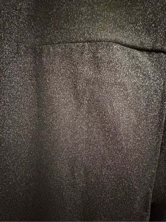 Terra & Sky Black Glitter High-Rise Fitted Leggings Sparkle Black Size 14w 0X