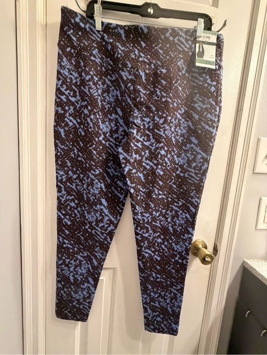 Terra & Sky Blue Breeze Snake-Print High-Rise Leggings - Plus 1X 16W-18W