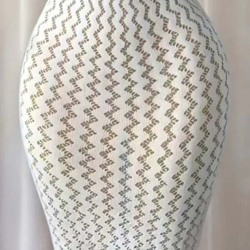 White Crochet Midi Dress with Halter Neck OS
