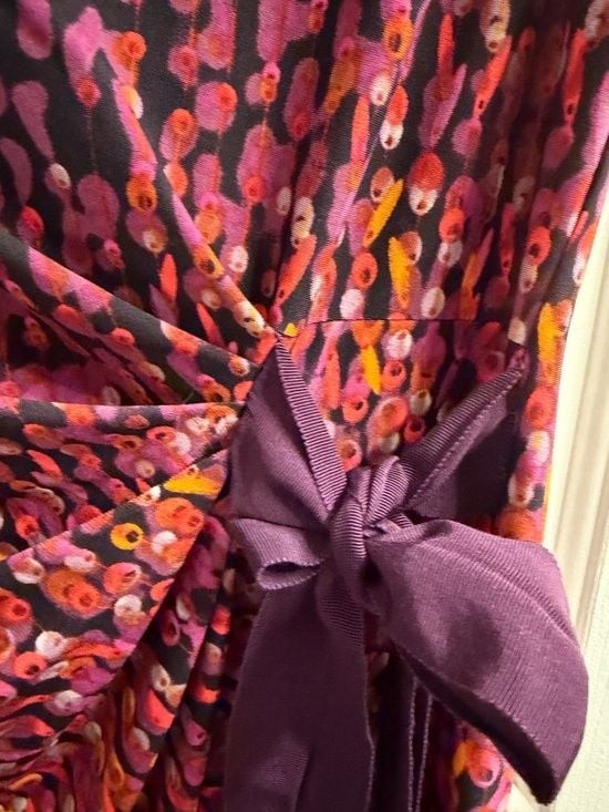JUST TAYLOR #14 Printed Bow Dress 14