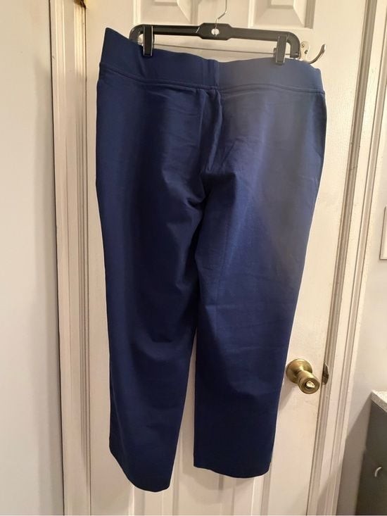 Lands' End Women's Dark Navy Stretch Pull-On Trousers CL