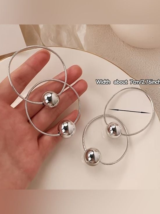 Gold Bubble Ponytail Rings - Women's Hair Accessories