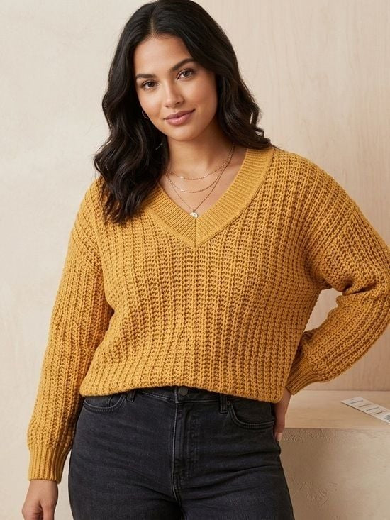Last One! NWT SO Cable Knit Yarn Sweater Sz M Tan Camel