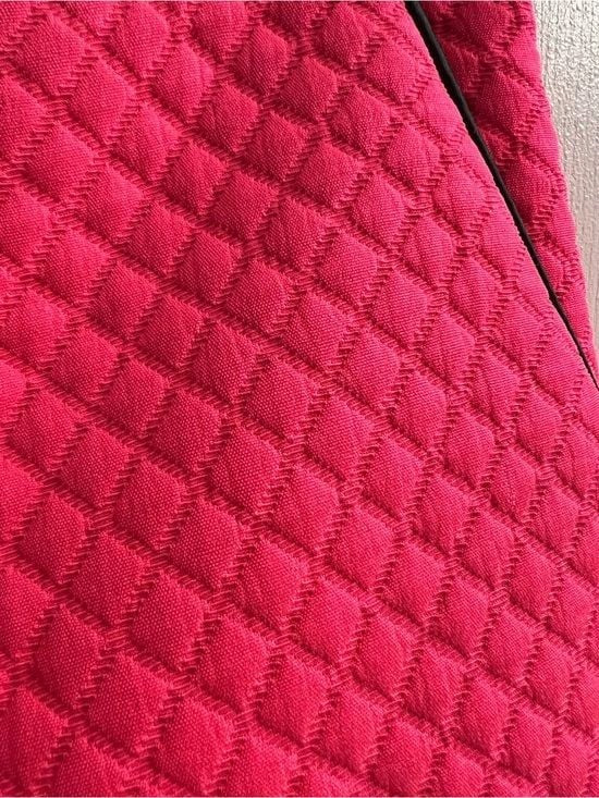 Topshop Pink Quilted Shorts Size 4 High-Waisted Textured Mini Preppy