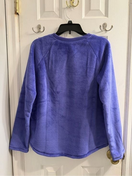 Sonoma Lavender Crewneck Fleece Sweater